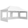 vidaXL Professional Folding Party Tent with Walls Aluminum 19.7'x9.8' White - 2 of 4