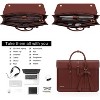 Acoinel 15-15.6 inch PU Leather Laptop Shoulder Bags with Convertible Backpack for Women - 2 of 4