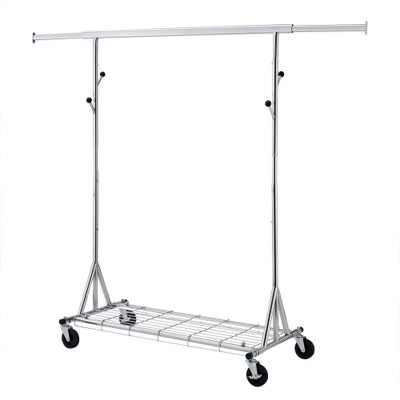 Boersma Clothes Rack Heavy Duty Clothing Rack 600LBS Rolling Clothes Racks for Hanging Clothes, Commercial Garment Rack Heavy Duty Clothes Rack