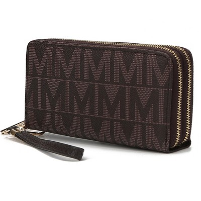 MKF Collection Danielle Milan Wristlet Wallet Handbag Purse Multiple Card Slots by Mia K