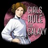 Girl's Star Wars Princess Leia Girls Run the Galaxy Cartoon Crop T-Shirt - 2 of 3