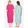 Dreams & Co. Plus Size 2-Pack Long Sleepshirts - 3 of 4