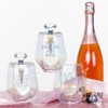 Totalee Gift The Universe Glass w/ Stopper Set of 2 Glass Clear 18 oz - 2 of 2