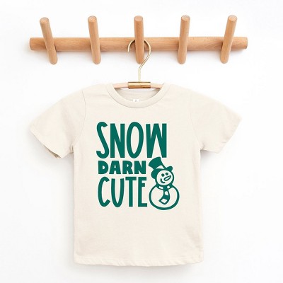 The Juniper Shop Snow Darn Cute Toddler Short Sleeve Tee