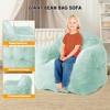 TROPOW Extra Large Bean Bag Chair,Pre-Filled Plush Beanbag Sofa for Adults, Kids & Teens, Comfortable Lounge Chair for Bedroom & Living Room - 2 of 4