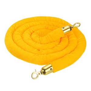 Unique Bargains Hotel Adjustable Crowd Control Stanchion Rope with Snap Hooks - 1 of 4