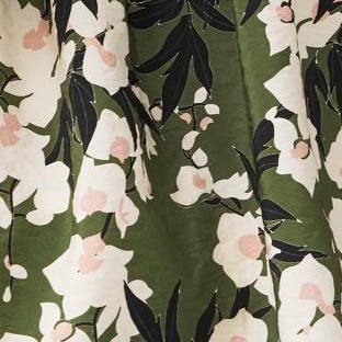 burnt olive floral