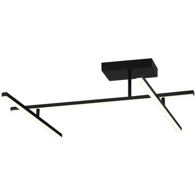 Access Lighting Duo 1 - Light Flush Mount in  Matte Black