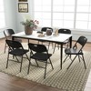 Real Relax Large Back Folding Chair,Heavy Duty Plastic Folding Chair for Indoor Outdoor Events, Wedding, Party, Restaurant, Meeting - 4 of 4