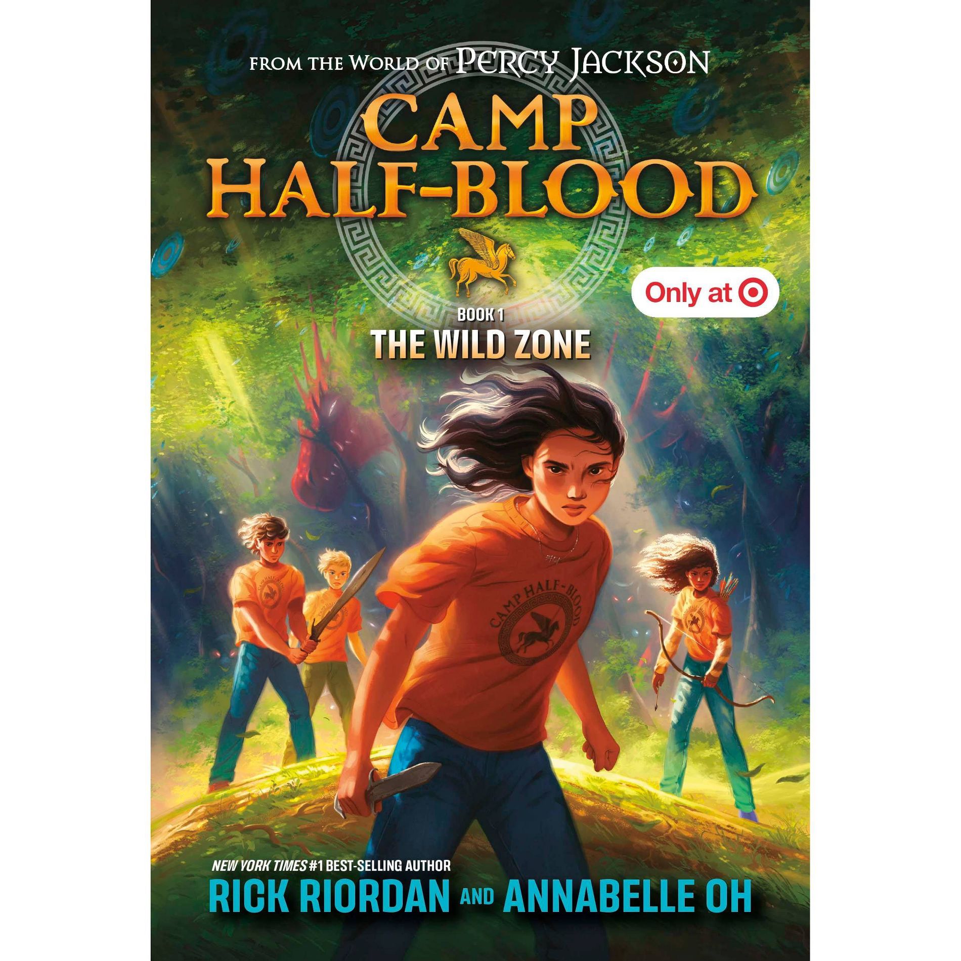 From the World of Percy Jackson: Camp Half-Blood Book 1: The Wild Zone by Rick Riordan and Annabelle Oh (Hardcover) - Target Exclusive Edition