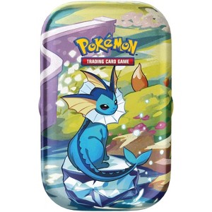 Pokemon TCG Scarlet & Violet Prismatic Evolutions Mini Tin | Vaporeon - 1 of 3