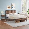 Garvee Bed Frame with Wood Headboard,Metal Platform Bed Frame with 14 Heavy Duty Steel Slats, Under Bed Storage, No Box Spring Needed, Brown - 3 of 4