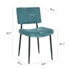 NicBex Set of 2 Dining Chair Modern Elegant Upholstered Fabric Side Chair with Cushion Seats for Kitchen,Dining Room - 3 of 4