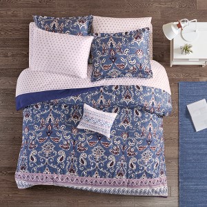6pc Twin Camilla Comforter and Sheet Set Purple