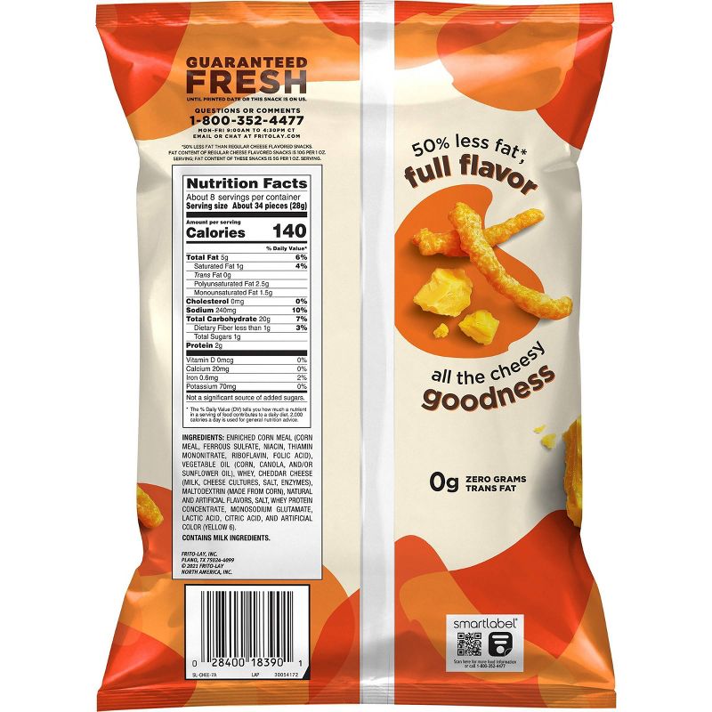 Cheetos Crunchy Cheese Flavored Snack- 7.625oz, 3 of 5