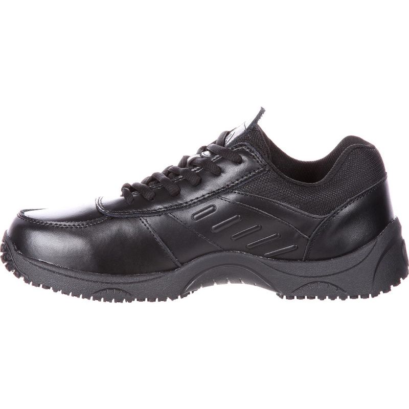 Women's SlipGrips Stride Slip-Resistant Athletic Shoe, SG7520, Black, Size 9(Wide), 5 of 8