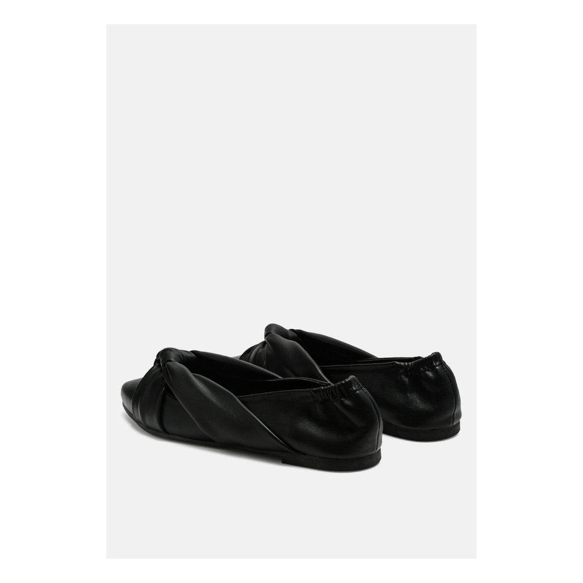 Обувь London Rag Womens Norma Knot Detail Elasticated Ballet Flats 7 — фото 3