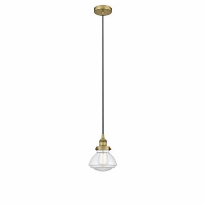 Innovations Lighting Olean 1 - Light Pendant in  Brushed Brass