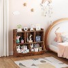 Kids Bookshelf and Bookcase Toy Storage Multi Shelf with Cubby Organizer Cabinet for Boys Girls,for Children Playroom Hallway - 4 of 4
