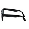 Calabria Classic Folding Wayfarer Sunglasses with 100% UVA/UVB Protection (Black Frame & Green Lens) - 3 of 4