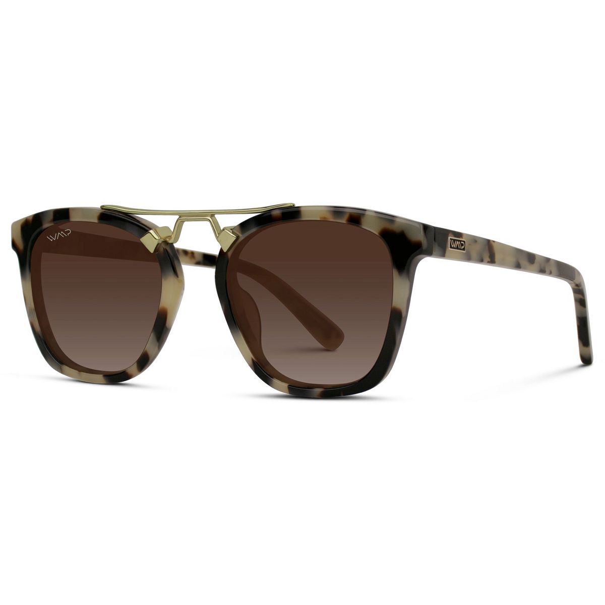WMP Eyewear Square Vintage Polarized Sunglasses - thumbnail 2