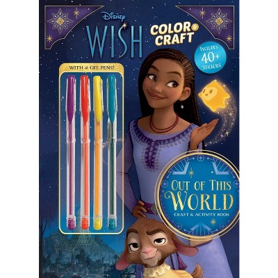 Disney Wish: Out of This World Color & Craft - (Color & Activity with Gel Pens) by  Grace Baranowski (Paperback)