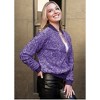 Anna-Kaci Sparkly Sequin Jacket Glitter Long Sleeves Zip Up Bomber Velvet Jacket - 2 of 4