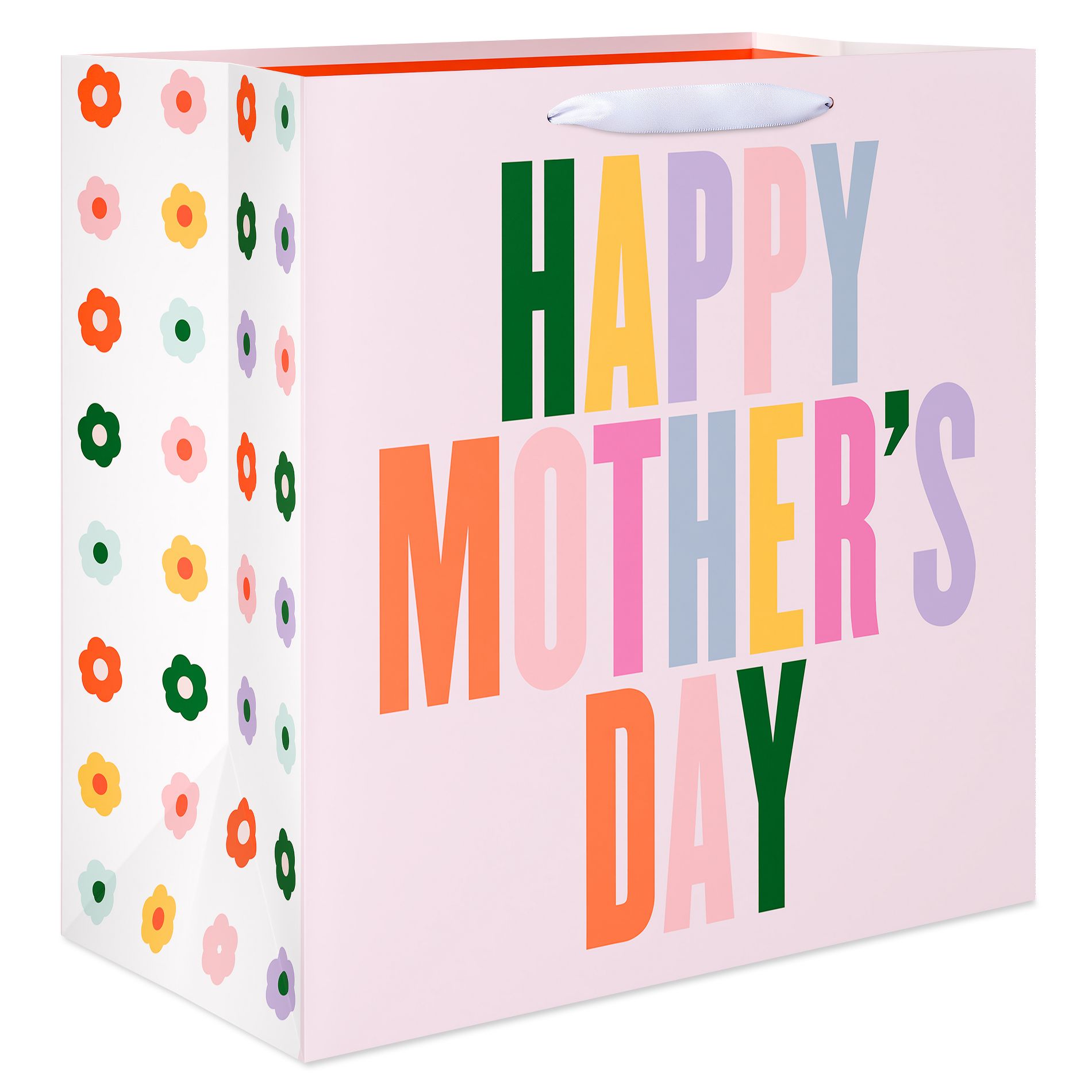 Jumbo Mother's Day Gift Bag, Floral 15"x15" Designed by Spaghetti and Meatballs