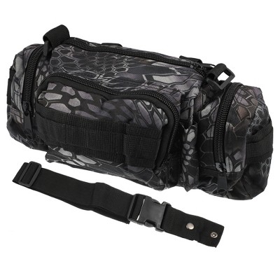 Unique Bargains 600D Oxford Waterproof Universal Large Capacity Bike Front Handlebar Bag Black 1 Pc