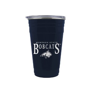 NCAA Montana State Bobcats Tailgater Tumbler - 22oz: Stainless Steel, Acrylic Lid - 1 of 2