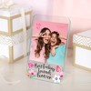 Pavilion Gift Company - Best Friends - 4.25" x 7" Acrylic Frame (Holds 4" x 6" Photo) - Single Image Frames - 4 of 4