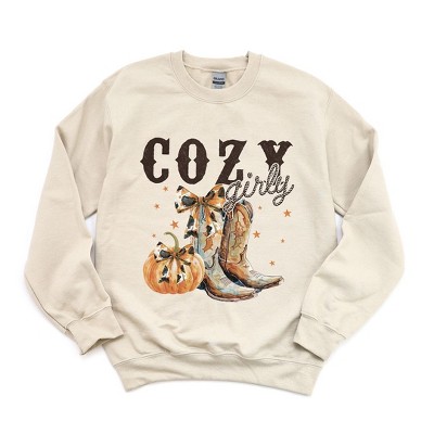 Simply Sage Market Women's Graphic Sweatshirt Coquette Fall Western Boots