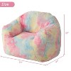 GustoWave Bean Bag Chair, Lazy Chair for Gaming Reading in Living Room, Pink - 2 of 4