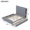 CAVINAS Full Size Platform Bed Modern Wooden Bed Frame with Storage Headboard and 4 Storage Drawers for Bedroom - 3 of 4