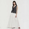 Clearlove Women’s Tie Open Front Knit Vest V Neck Sweater Vest Women Tank Tops Sleeveless Cardigan Sweater Waistcoat - 4 of 4