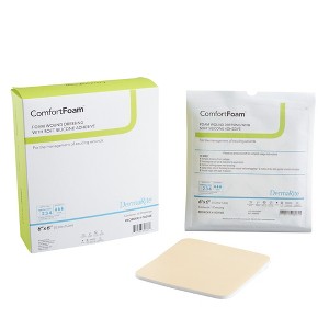 ComfortFoam Self-Adherent Silicone Foam Dressing without Border - 1 of 4