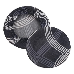 Unique Bargains Washable Elastic Bar Stool Cover for Dia 12"-18" Chairs - 1 of 4