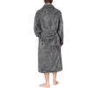 PAVILIA Mens Soft Robe, Plush Fluffy Fleece Bathrobe Men, Long Faux Shearling Shaggy Spa with Shawl Collar - image 2 of 4