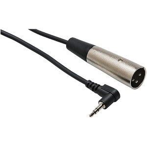 Livewire Essential Interconnect Cable 3.5 mm TRS Male to XLR Male Right Angle 10 ft. Black - 1 of 1