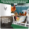 Nesting Boxes for Chickens, Metal Roll Out Laying Nest Box with Perch, Secure Lid Wall Mount or Free Standing - 3 of 4