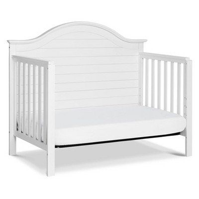 White Pine 4-in-1 Convertible Crib with Shiplap Headboard