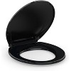 Elongated Toilet Seat with Toddler Seat Built In, Slow Close  Lid, Potty Training Seat for Kids and Adults, Safe PP Material - 2 of 4