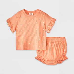Baby Girls' Ruffle Set - Cat & Jack™ - 1 of 4