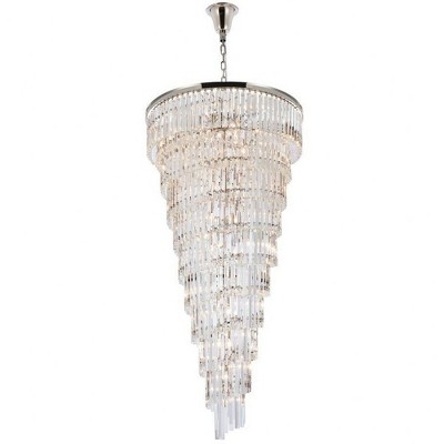 Elegant Lighting Sydney 42 - Light Chandelier in  Polished Nickel