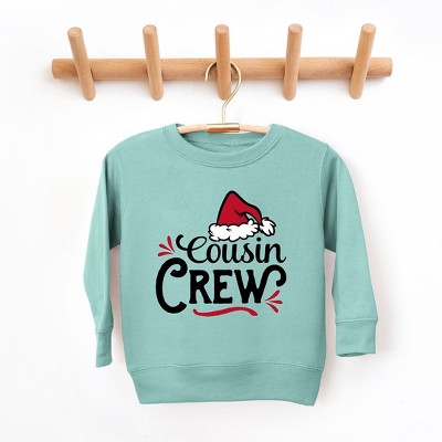 The Juniper Shop Cousin Crew Santa Hat Youth Ultra-Soft Graphic Sweatshirt