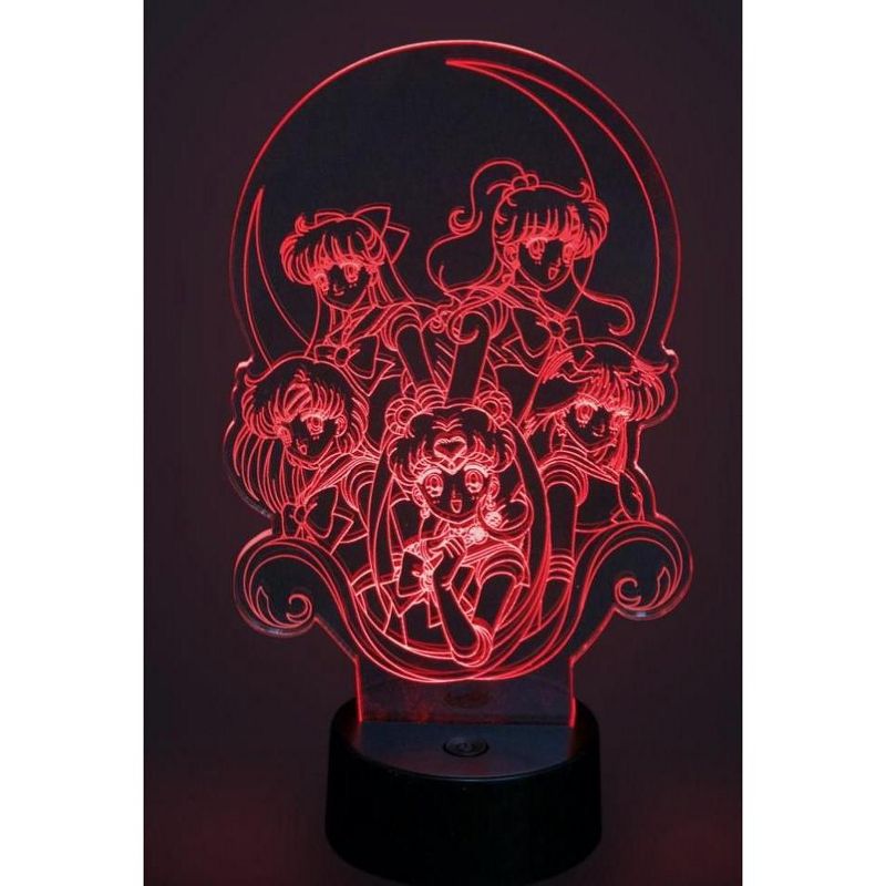 Just Funky Sailor Moon Acrylic Lamp LED Lamp, 3 of 5