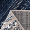 Area Rug Modern Ombre Rug Contemporary Gradient Throw Carpet for Bedroom Solid Accent Rug Non-Shedding Living Room Rug - 4 of 4