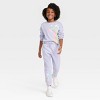 Girls' Sonic the Hedgehog Dreamy Fleece Jogger Pants - Purple - 3 of 3