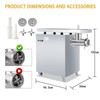 Commercial Heavy Duty Meat Grinder, Electric Meat Grinder with 1 Sausage Tubes, 2 Blades, 2 Plates, Meat Grinder Max Yield for Home Kitchen Use - 2 of 4