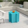 MAYEERTY 1 Pack Modular Puzzle Side Table, MGO Artistic End Table for Indoor Outdoor Living Room, Patio - 3 of 4
